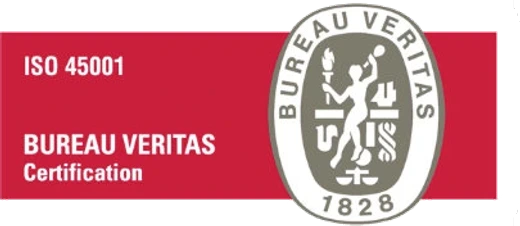 Certificación ISO 45001 otorgada por Bureau Veritas Certification